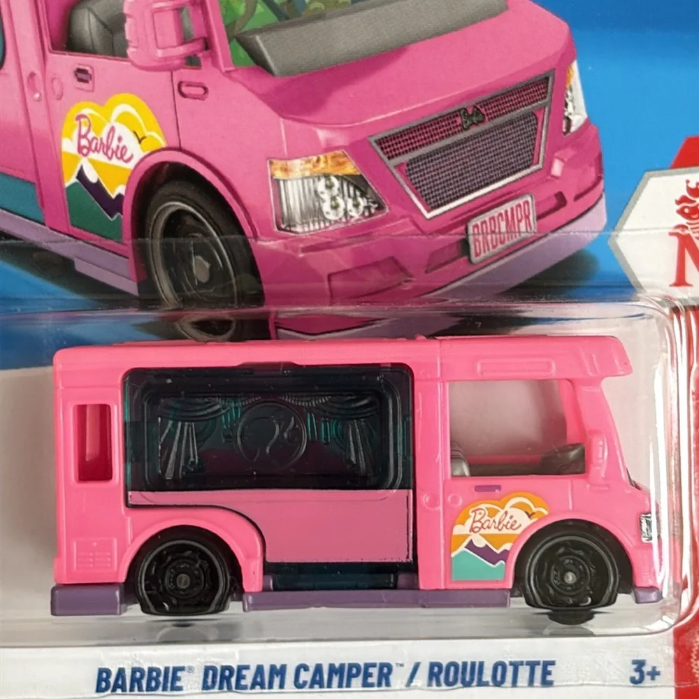 Barbie Hot Wheels Dream Camper Mobile Home Van Bright Pink Hotwheels 🆕 2026